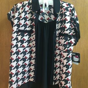 Hello Kitty Button Down Shirt